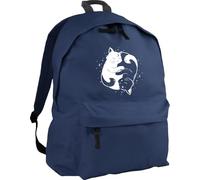 Hippowarehouse Yin Yang Cats Celestial Cosmic Dream Fantasy backpack ruck sack Dimensions: 31 x 42 x 21 cm Capacity: 18 litres