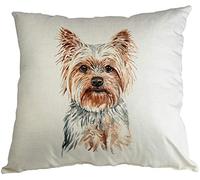 Hippowarehouse Yorkshire Terrier Dog Printed accessory cushion 41x41cm
