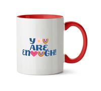 Hippowarehouse You are Always Enough Printed Mug Various Colour Options Ceramic Cup Kitchenware 11oz