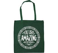 Hippowarehouse You Are Amazing Remember That Tote Shopping Gym Beach Bag 42cm x38cm, 10 litres