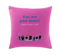 Hippowarehouse you are paw-some congrats on your results Printed bedroom accessory cushion cover case 41x41cm
