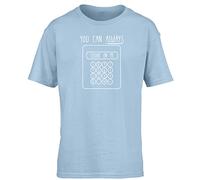 Hippowarehouse You Can Always Count On Me Calculator Kids Children's Short Sleeve t-Shirt Light Blue