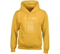 Hippowarehouse You Can Always Count On Me Calculator Kids Children's Unisex Hoodie Hooded top Gold