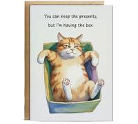 Hippowarehouse You can keep the presents but im having the box Personalised Card A6 with envelope for him for her Funny Cards for Men and Women Blank inside option