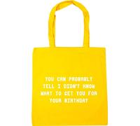 Hippowarehouse You can probably tell I didn't know what to get you for your birthday Tote Shopping Gym Beach Bag 42cm x38cm, 10 litres