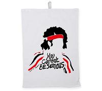 Hippowarehouse You cannot be serious Tea Towel Eco Printed Dish Cloth Kitchen accessory 50cmx70cm 100% Cotton