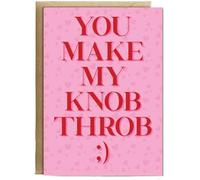 Hippowarehouse You make me wetter than british weather Personalised Card A5 with envelope for him for her Funny Cards for Men and Women Blank inside option