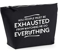 Hippowarehouse You people must be exhausted from watching me do everything printed make up cosmetic wash bag 18x19x9cm
