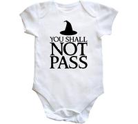 Hippowarehouse You shall not pass baby vest bodysuit (short sleeve) boys girls