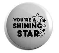 Hippowarehouse You're a shining star Badge Pin 25mm