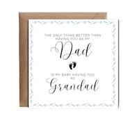 Hippowarehouse You're going to be babysitter grandparents Personalised Card. 15cm x 15cm with envelope for him for her Funny Cards for Men and Women Blank inside option