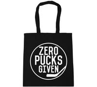 Hippowarehouse Zero pucks given hockey Tote Shopping Gym Beach Bag 42cm x38cm, 10 litres