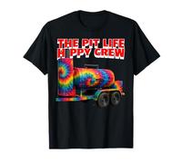 Hippy BBQ Tie Die Smoker Pit Life Hippy Crew T-Shirt