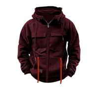 Hippy Medieval with Hood Renaissance Peasant Basic Steampunk Brunch Coat for Mens Winter Fall Long Sleeve Jackets Hoods Coat Man Zip Up 2025 Clothing XXL