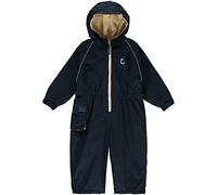 Hippychick Fleece Lined Waterproof Overalls for Kids - Puddle Suit 18-24 Months - Perfect for Any Situation - Snowsuit for Kids - All in One Rain Suit - Midnight Blue