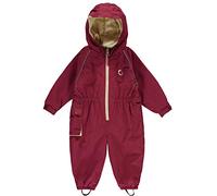 Hippychick Fleece Lined Waterproof Overalls For Kids - Puddle Suit 3-4 Years - Perfect For Any Situation - Snowsuit for Kids - All in one Rain Suit - Raspberry