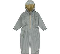 Hippychick Fleece Lined Waterproof Overalls For Kids - Puddle Suit 4-5 Years - Perfect For Any Situation - Snowsuit for Kids - All in one Rain Suit - Cool Grey
