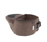 Hippychick Hipseat Baby Carrier, Brown, Lightweight Back-Saving Support Waist Stool, Ergonomic Design, Adjustable Strap, Suitable for Infants from 6 Months to 3 Years, Denim Mocha