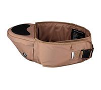 Hippychick Hipseat Baby Carrier, Lightweight Back-Saving Support Waist Stool, Adjustable Strap, Can Carry 6-36 Months Child, Coffee Brown