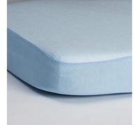 Hippychick Tencel Fitted Mattress Protector, 60 x 120 cm - Cot Pale Blue