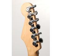 Hipshot 6 In-Line Closed Grip-Lock Staggered Tuner Upgrade Kit in Chrome