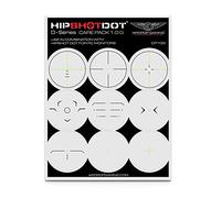 HipShotDot D-Series Care Pack - Reusable Transparent Aim Sight Assist TV Decals - Gaming Television or Monitor Decal for FPS Video Games Compatible with PC, Xbox & PlayStation (1, Green)