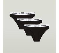 Hipster Brief 3-Pack - Black - Women M