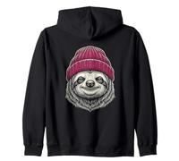 Hipster Sloth Glasses Coffee Mug Slow Animal Nature Lover Zip Hoodie