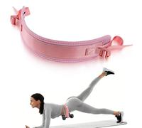 HipThrust Belt Women's Home Friendly Light Weight Strength Training Weightlifting Load for attaching dumbbells for Hips Exercises, Glute Bridge, Plank, Push-ups（Pink）