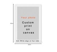 HIPWST Abstract Black and White Modern Wall Art Canvas Print Painting Poster Home Decor Picture For Living Bed Room Office 30x45cmx2 Frameless