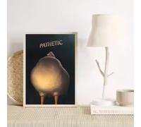 HIPWST Funny Poster Pathetic Humor Duck Judgmental Duck Canvas Painting Wall Art Picture Living Room Home Decor Gift 40x60cm InternalFrame