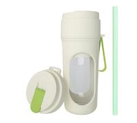 Hipzeepo 12 Blades Portable Electric Blender 350ML Juicer Mixer USB Rechargeable Function for Fruits Smoothies Juice Maker Cup Squeezer Green