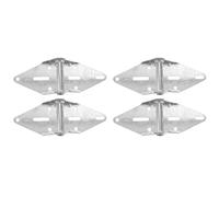 Hipzeepo 4 Pcs Garage Door Hinge Closer Cabinet Hinges Heavy Duty Exterior Spring Loaded to with Mounting Bolts Auto Screen