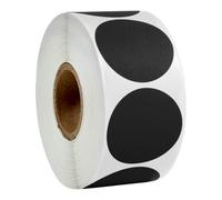 Hipzeepo 500pcs Label Stickers Roll DIY Blank Labels for Scrapbooking, Handmade Gifts and Decorative Labeling