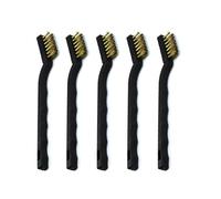 Hipzeepo 5Pcs 3D Printer Cleaning Kit Nozzle Brushes for Effective Rust and Dirt Removal Black