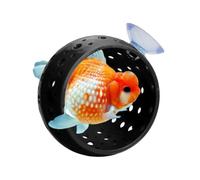 Hipzeepo Aquarium BettaFish Hideout - Fish Tank Tunnel with Suction Cup Shrimp Cave Aquarium Decor Fish Tank Accessories