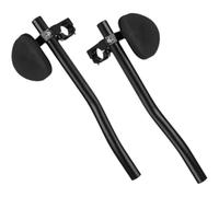 Hipzeepo Bicycle Armrest Bar Split Type Front Handle for Bike 2 Pieces Armrest Relaxation Bar
