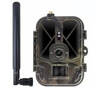 Hipzeepo Cellular Trail Wireless Camera 4G HD LIVE Video Recording 120MP 4K Waterproof IP66 Battery Powered Wildlife Cam, Supports/SMTP