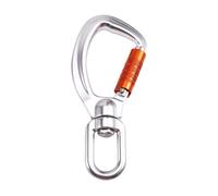 Hipzeepo Climbing Carabiners Swivel Triple Lock Design for Rope-Based for Rappelling Activities
