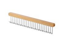 Hipzeepo Closet Essential: 12-Hook Wooden Hanger for Belts, Ties, Bras, and More, Tailored for Left-Side Storage
