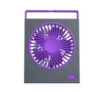 Hipzeepo Desk Fan Portable USB Rechargeable Fan Mini Portable Fan for Camping 4 Speeds Quiet Table Personal Fan Wall Mounted B