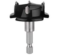 Hipzeepo Desktop Plank Woodworking Door Cabinet Three-Blade Hinge Hole Opener 35mm Wood Hinge Hole Puncher Locator