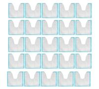Hipzeepo Disposable Toilet Mats 25 Pack U-Shaped Floor Protector Absorbent Training Rug for Urine Waterproof