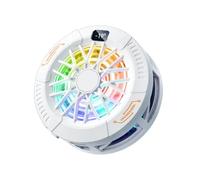 Hipzeepo DY29 Game Cooler for Mobile Phones 3 Gears Adjustment Magnetic Back-Clip Semiconductor Cooling Radiator White