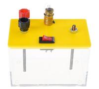 Hipzeepo Electrodes Solution Conductivity Box for Science Education Electrochemical Experiment Demonstrator Teaching Aid