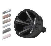Hipzeepo External Chamfer Deburring Tool with Replacement Blades, Burr Removal for Metal, PVC Wood- 3/5" to 1-3/8"(15-35mm), 1/4" Hex Shanks