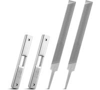 Hipzeepo Flat File for Chainsaw Chain Raker Gauge and for Chainsaw Flat File Depth Tool with 4 Pieces Depth Gauge Tool