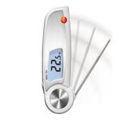 Hipzeepo Folding Probe Thermometer Penetration LCD Digital Thermometer Food Safety Thermometer T104(-50°C-+250°C)0563 0104