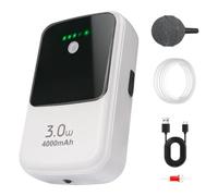 Hipzeepo For Aquarium Air Pump Rechargeable, Aerator Battery Powered Air Pump for Aquarium, Fish Tank Air Pump for Outdoor Fishing