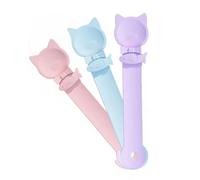 Hipzeepo For Churu for Lickable Cat Treats Function Spoon 3PCS Cat Treat Dispenser, for Lickable Cat Treats Squeeze Up Cat Treat Spoon